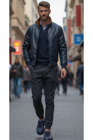 Donatello Duke Leather Sneaker-AmbrogioShoes