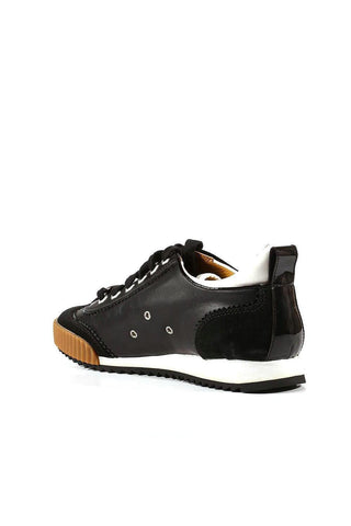 Dsquared2 Black Multi-Material Lace Up Sneakers (DSM06)-AmbrogioShoes