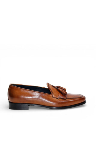 Duca Adam Leather Kiltie Tassel Loafer-AmbrogioShoes
