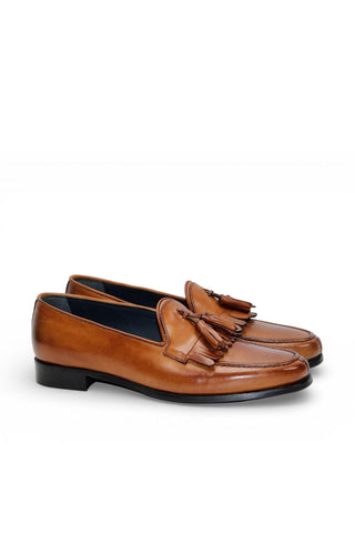 Duca Adam Leather Kiltie Tassel Loafer-AmbrogioShoes