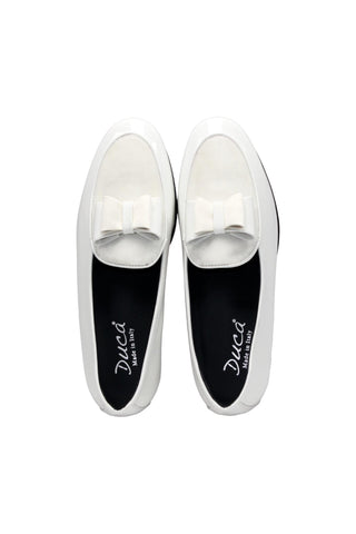 Duca Amalfi Velvet / Leather Loafers-AmbrogioShoes