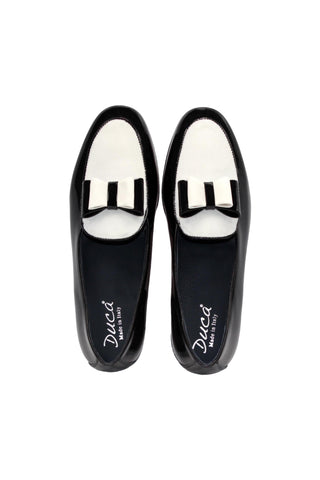 Duca Amalfi Velvet / Leather Loafers-AmbrogioShoes