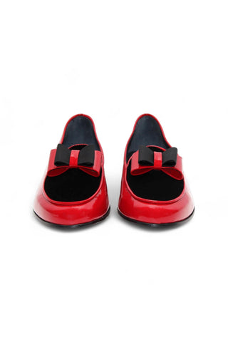 Duca Amalfi Velvet / Leather Loafers-AmbrogioShoes