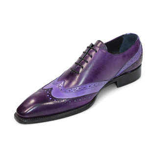 Duca Andora Purple/Lavender Calf-Skin Leather Oxfords (D1143)