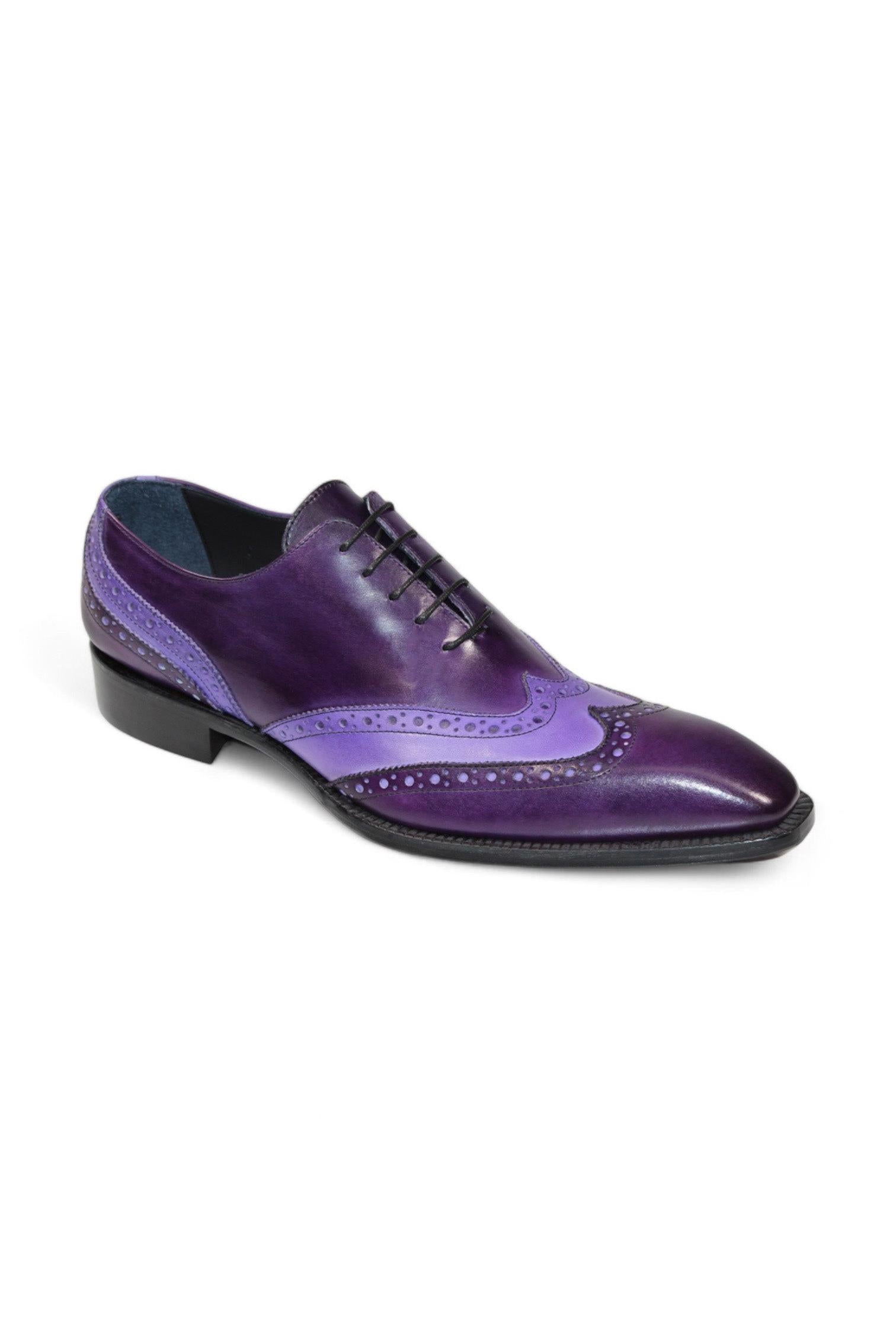 Duca Andora Purple/Lavender Calf-Skin Leather Oxfords (D1143) AmbrogioShoes Duca Andora Purple/Lavender Calf-Skin Leather Oxfords (D1143) AmbrogioShoes