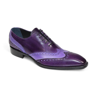 Duca Andora Purple/Lavender Calf-Skin Leather Oxfords (D1143)