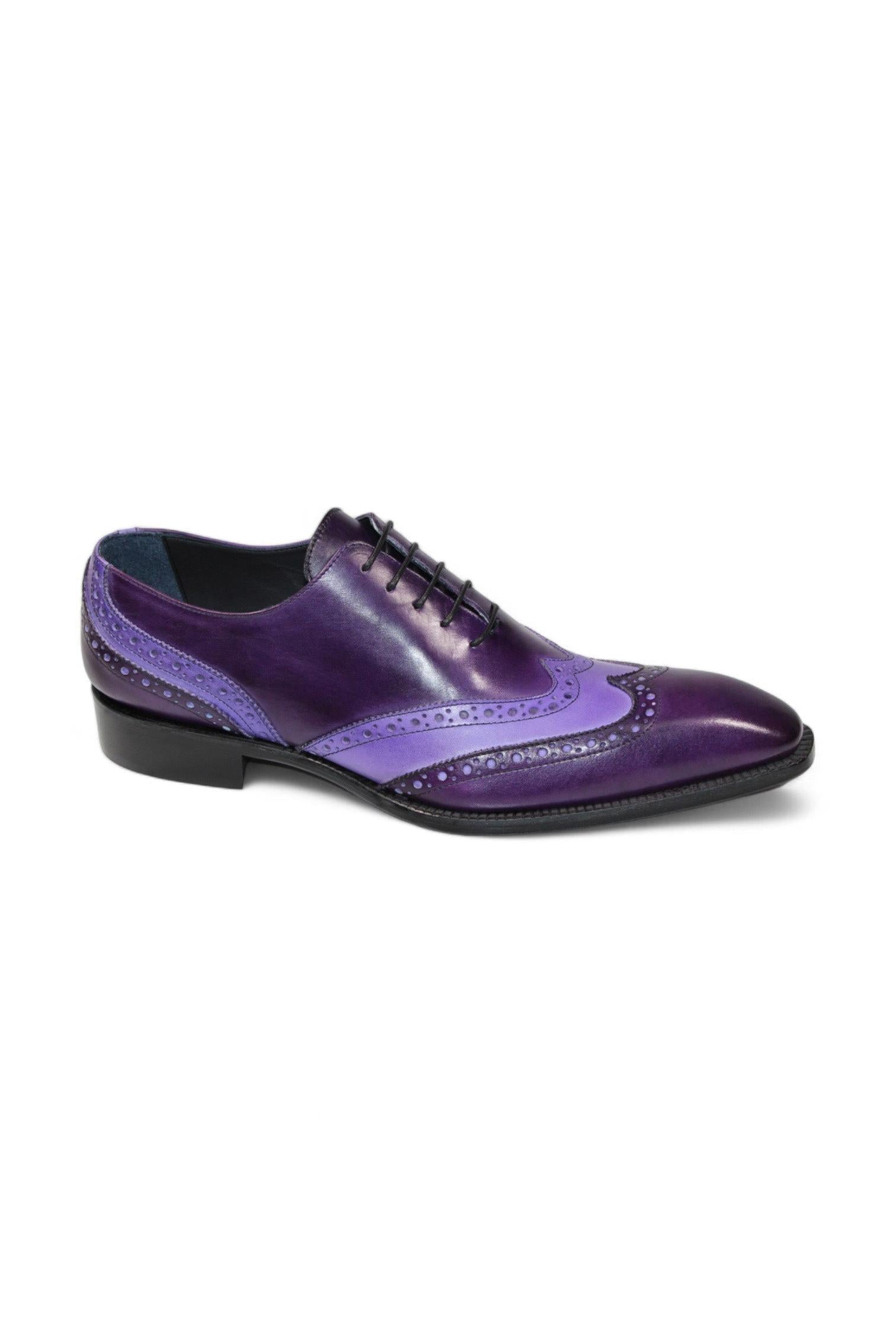 Duca Andora Purple/Lavender Calf-Skin Leather Oxfords (D1143) – AmbrogioShoes Duca Andora Purple/Lavender Calf-Skin Leather Oxfords (D1143) – AmbrogioShoes