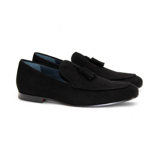 Duca Anzio Men's Shoes Suede Leather Tassel Loafer (D1179)-AmbrogioShoes