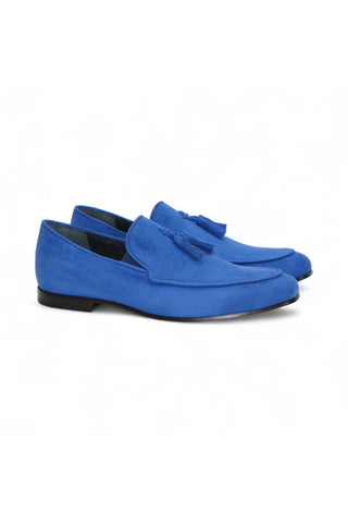 Duca Anzio Suede Tassel Loafer (D1179)-AmbrogioShoes