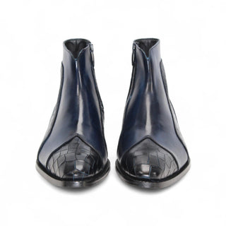 Duca Aprilia Men’s Shoes Alligator Print Calf-Skin Leather Boot (D1144)-AmbrogioShoes