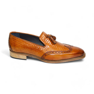 Duca Cosenza Cognac Calf-Skin Leather Loafer (D1146)