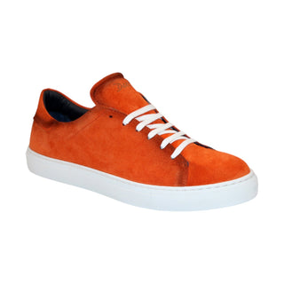 Duca Cremona Orange Suede Sneakers (D1149)