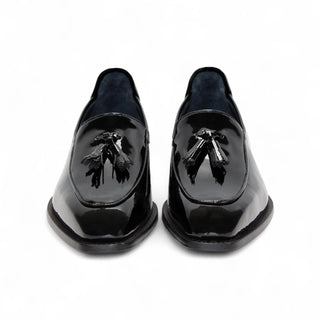 Duca Fano Men’s Shoes Patent Leather Tassel Loafer (D1138)-AmbrogioShoes