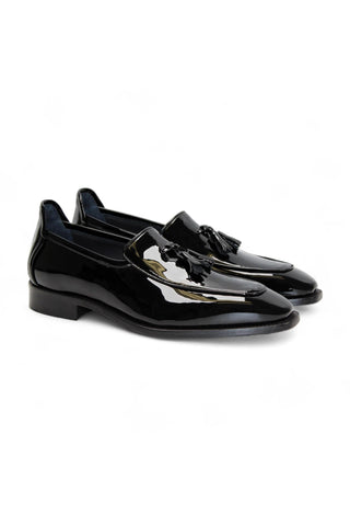 Duca Fano Men’s Shoes Patent Tassel Loafer (D1138)-AmbrogioShoes