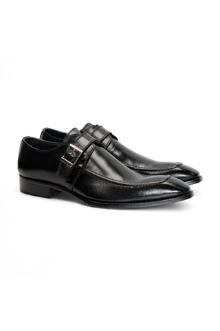 Duca Garda Men’s Shoes Leather Monk-Straps (D1027)-AmbrogioShoes