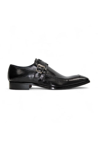 Duca Garda Men’s Shoes Leather Monk-Straps (D1027)-AmbrogioShoes