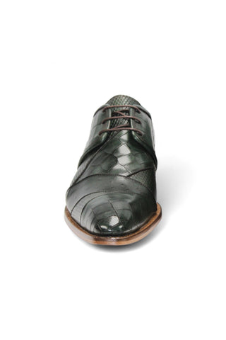 Duca Imperio Men’s Shoes Multi Embossed Calf-Skin Leather Cap-Toe Derby (D1156)-AmbrogioShoes