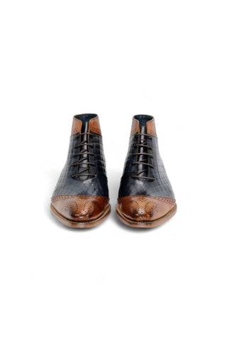 Duca Lauro Men’s Shoes Calf-Skin Leather Boots (D1161)-AmbrogioShoes