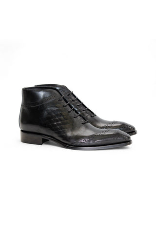 Duca Lauro Men’s Shoes Calf-Skin Leather Boots (D1161)-AmbrogioShoes