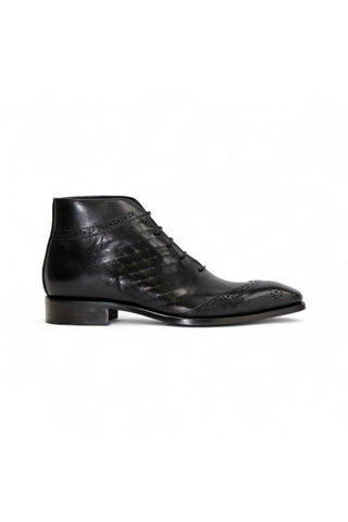 Duca Lauro Men’s Shoes Calf-Skin Leather Boots (D1161)-AmbrogioShoes