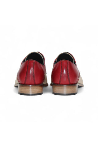 Duca Lombardi Men’s Shoes Calf-Skin Leather Cap-Toe Derby (D1157)-AmbrogioShoes
