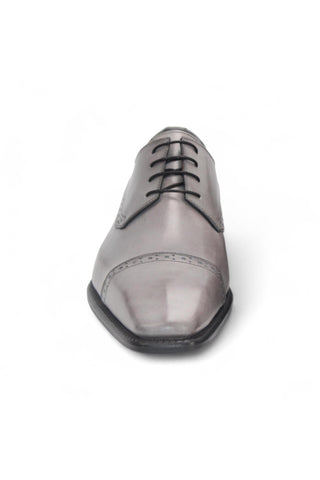 Duca Lombardi Men’s Shoes Calf-Skin Leather Cap-Toe Derby (D1157)-AmbrogioShoes