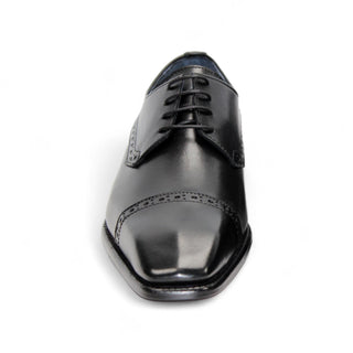 Duca Lombardi Men’s Shoes Calf-Skin Leather Cap-Toe Derby (D1157)-AmbrogioShoes