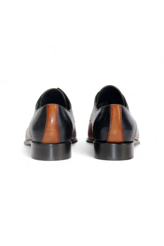 Duca Lombardi Men’s Shoes Calf-Skin Leather Cap-Toe Derby (D1157)-AmbrogioShoes