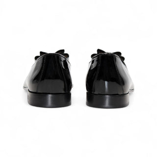 Duca Maratea Men's Shoes Patent Leather & Velvet Loafer (D1163)-AmbrogioShoes