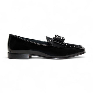 Duca Maratea Men's Shoes Patent Leather & Velvet Loafer (D1163)-AmbrogioShoes