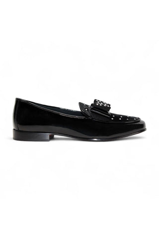 Duca Maratea Patent & Velvet Loafer (D1163)-AmbrogioShoes