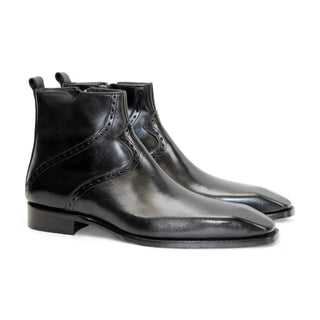 Duca Pedaso Men’s Shoes Calf-Skin Leather Boots (D1166)-AmbrogioShoes
