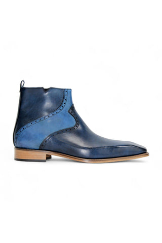 Duca Pedaso Men’s Shoes Calf-Skin Leather Boots (D1166)-AmbrogioShoes