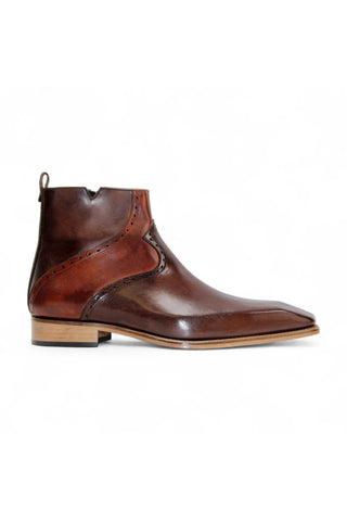Duca Pedaso Men’s Shoes Calf-Skin Leather Boots (D1166)-AmbrogioShoes