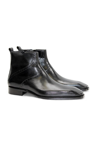 Duca Pedaso Men’s Shoes Calf-Skin Leather Boots (D1166)-AmbrogioShoes