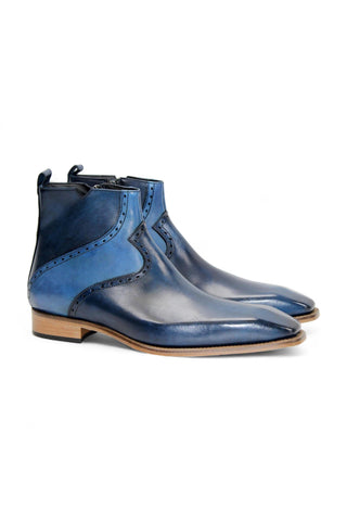 Duca Pedaso Men’s Shoes Calf-Skin Leather Boots (D1166)-AmbrogioShoes