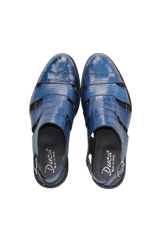 Duca Positano Leather Fisherman Sandal-AmbrogioShoes