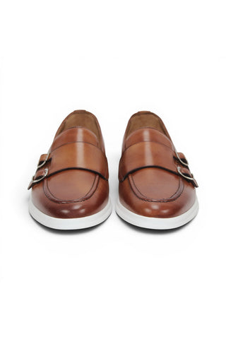 Duca Rimini Leather Double Monk-Strap