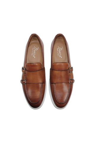 Duca Rimini Leather Double Monk-Strap
