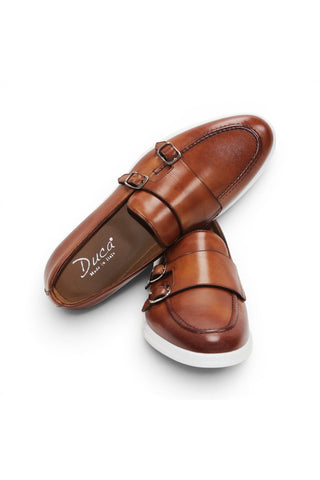 Duca Rimini Leather Double Monk-Strap