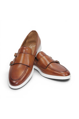 Duca Rimini Leather Double Monk-Strap