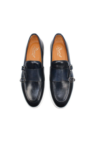 Duca Rimini Leather Double Monk-Strap