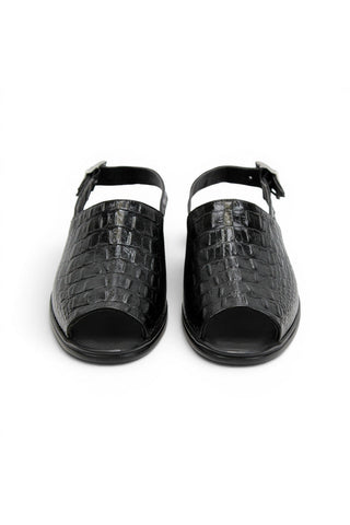 Duca SA136 Embossed Leather Sandal