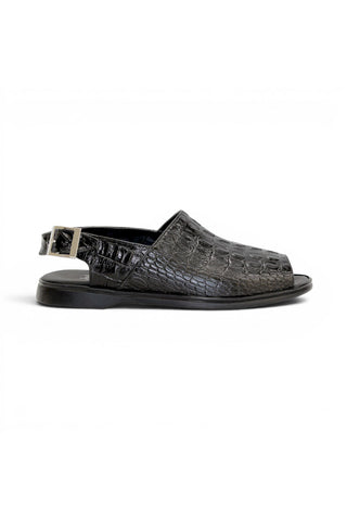 Duca SA136 Embossed Leather Sandal