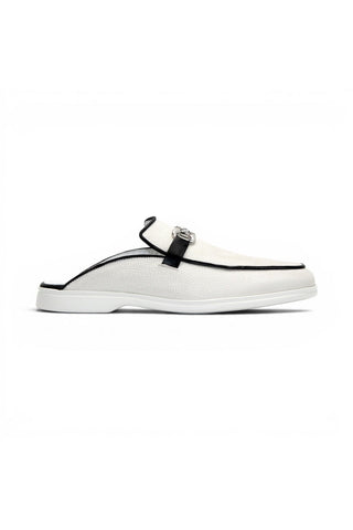 Duca SA493 Embossed & Grainy Leather Sandal