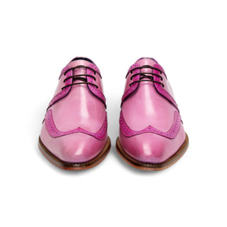 Duca Savona Men’s Shoes Calf-Skin Leather Wing-tip Derby (D1066)-AmbrogioShoes