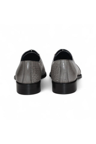 Duca Spoleto I Embossed Leather Oxford-AmbrogioShoes