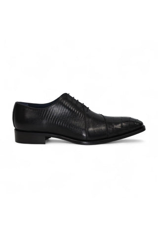 Duca Spoleto I Embossed Leather Oxford-AmbrogioShoes