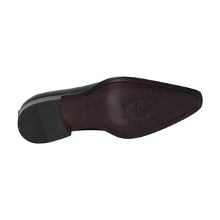 Duca Spoleto I Men's Shoes Embossed Crocodile / Ostrich / Lizard Skin Print Calf-Skin Leather Oxford (D1185)-AmbrogioShoes