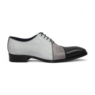 Duca Spoleto II Men's Shoes Calf-Skin Leather Oxford (D1186)-AmbrogioShoes